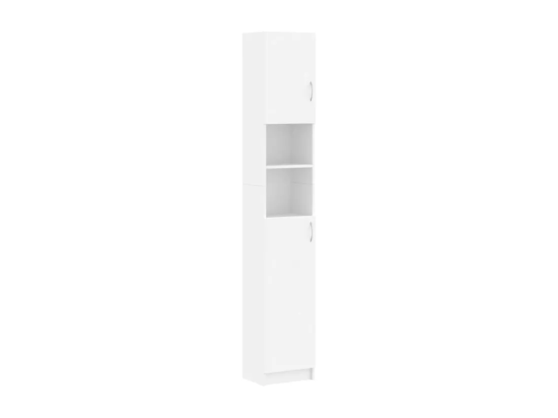 Ensemble de meuble pour machine à laver Blanc Bois d'ingénierie