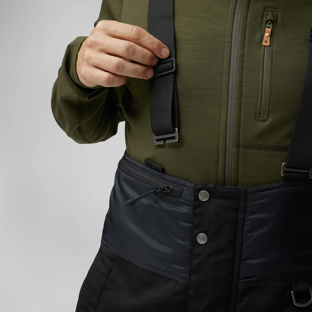 Fjällräven Polar Bib Trousers M Black