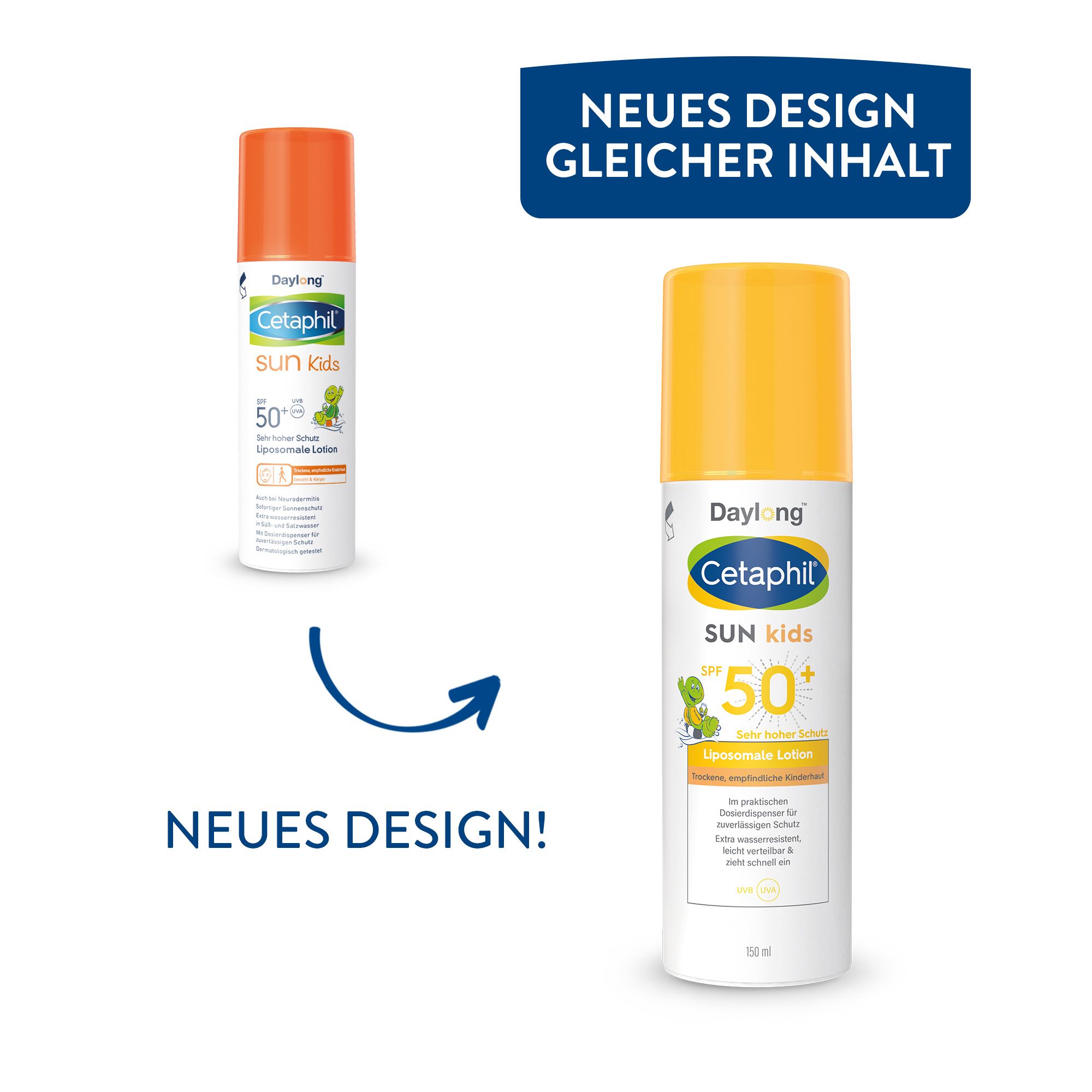 CETAPHIL SUN Kids Liposomale Lotion SPF 50+ Sonnenschutz für Baby- & Kinderhaut