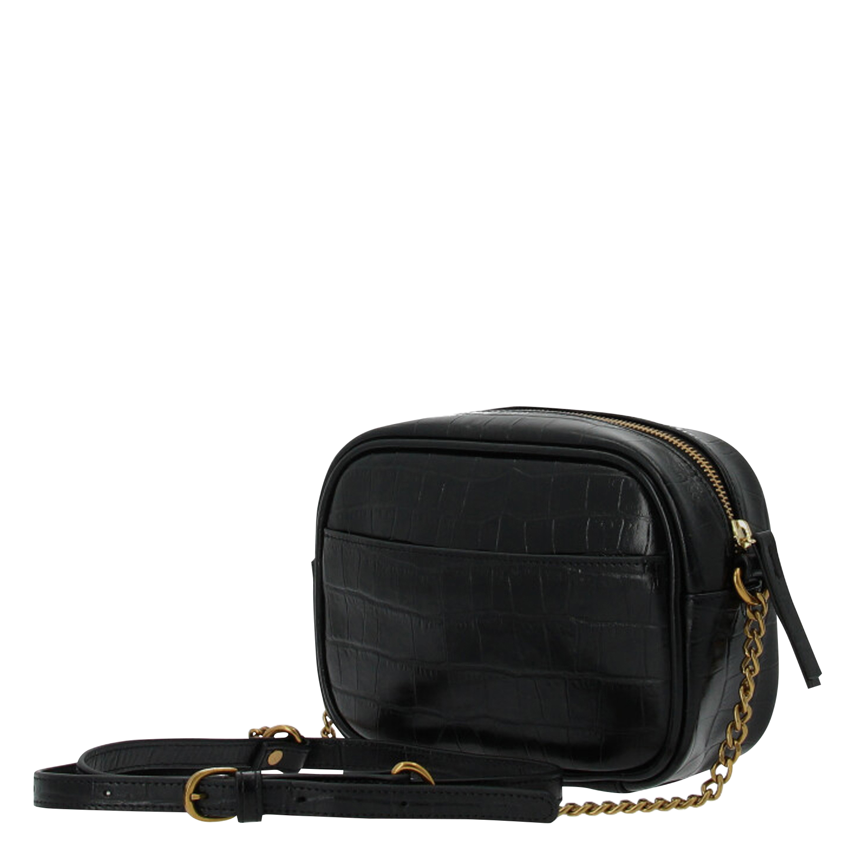 GERI - Sac bandoulière en cuir | Noir