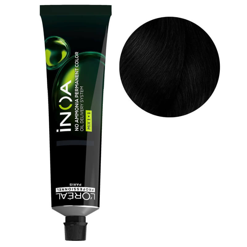 Coloration INOA vegan 1 noir 60ML