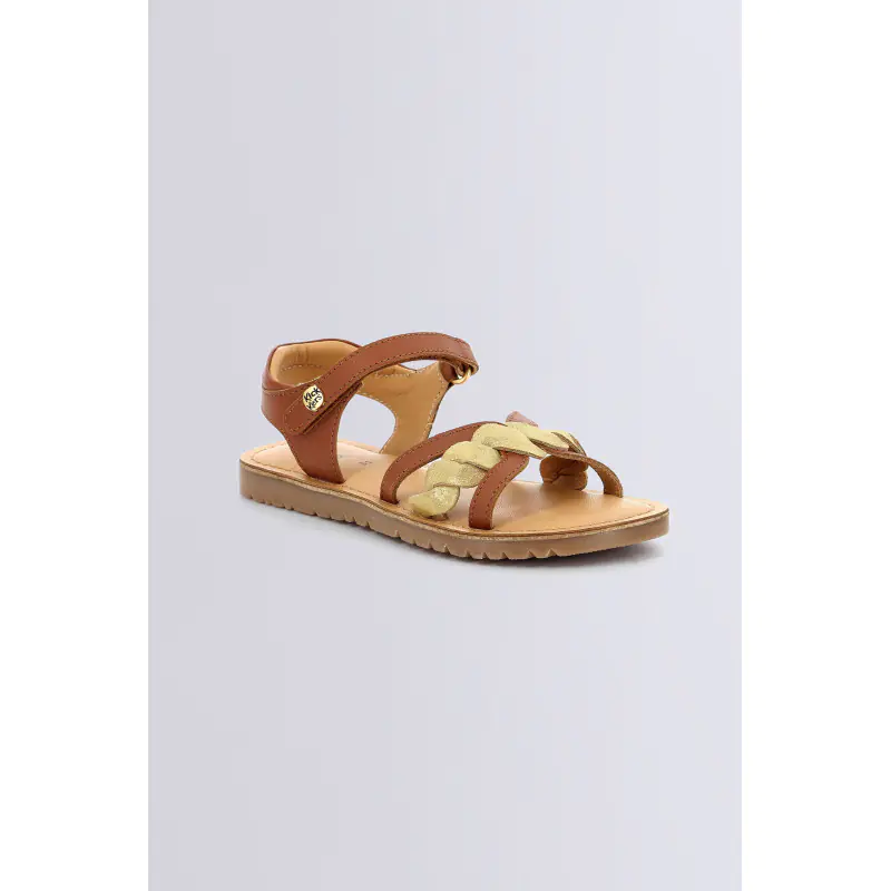 Betty Camel or SANDALES Cuir Fille