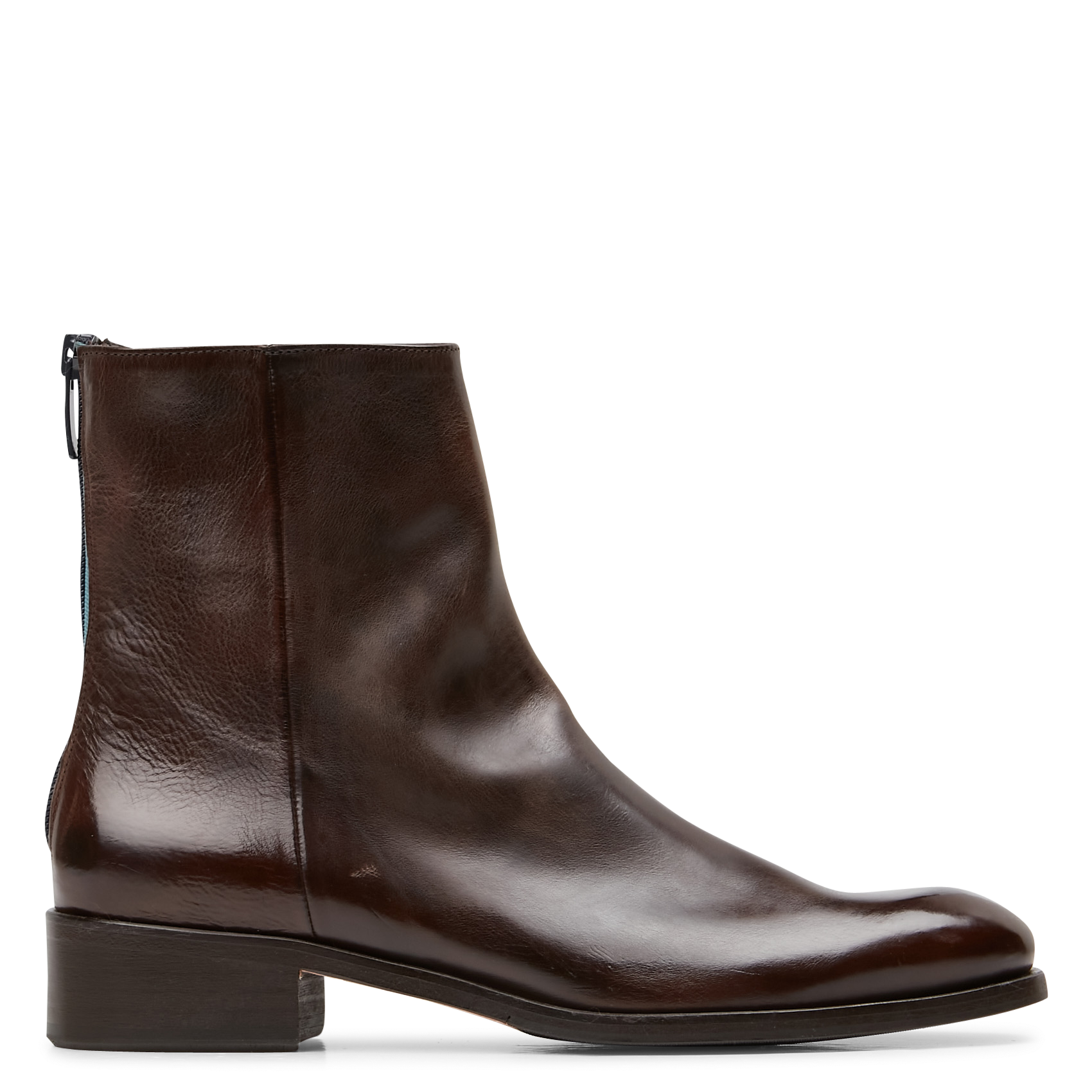 Bottines en cuir | Marron