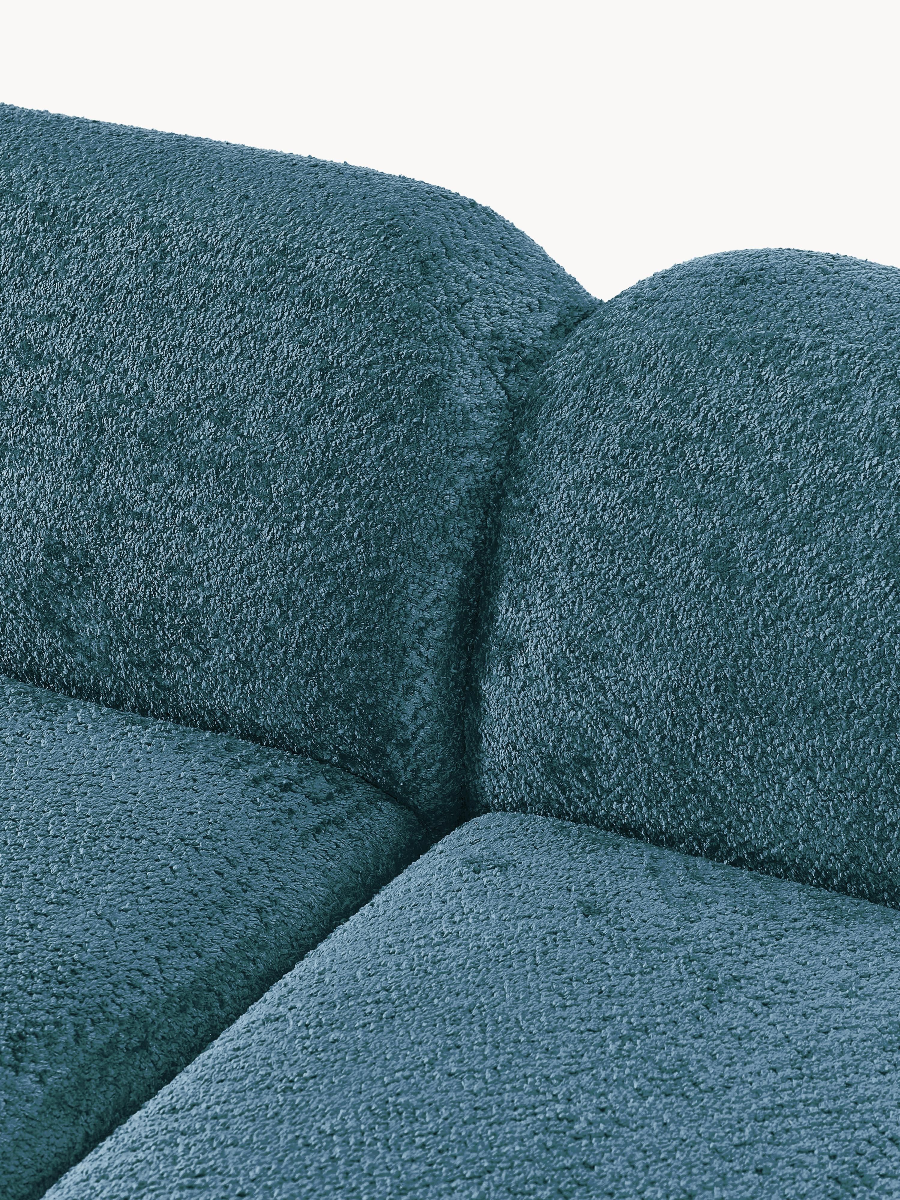 Modulaire bank Wolke (4-zits) van teddy bouclé