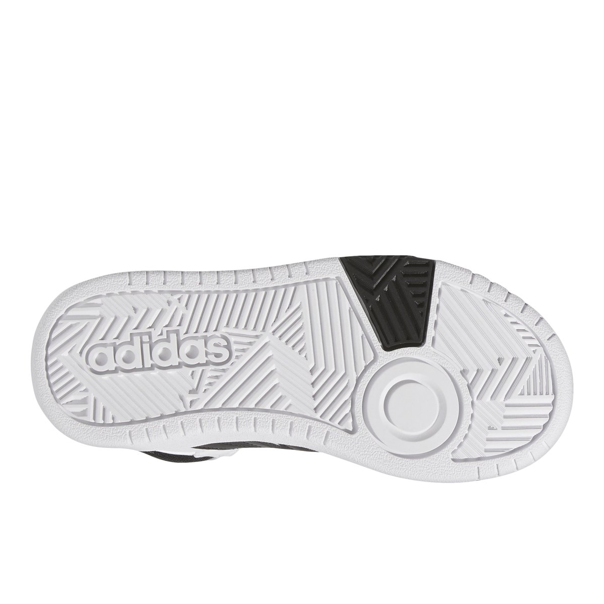 ADIDAS-Hoops_mid-jb-Baskets de basketball - Talon plat - Débordement Blanc
