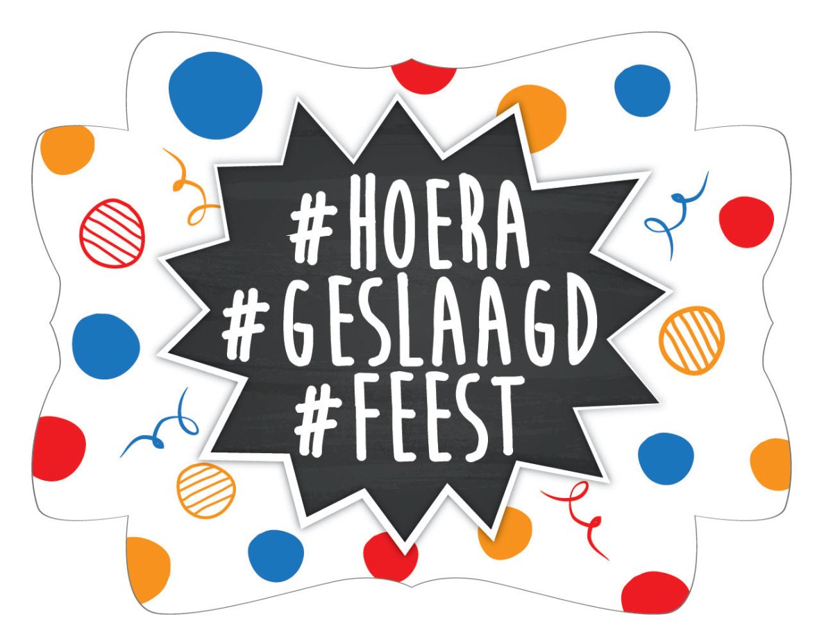 Geslaagd Deurbord