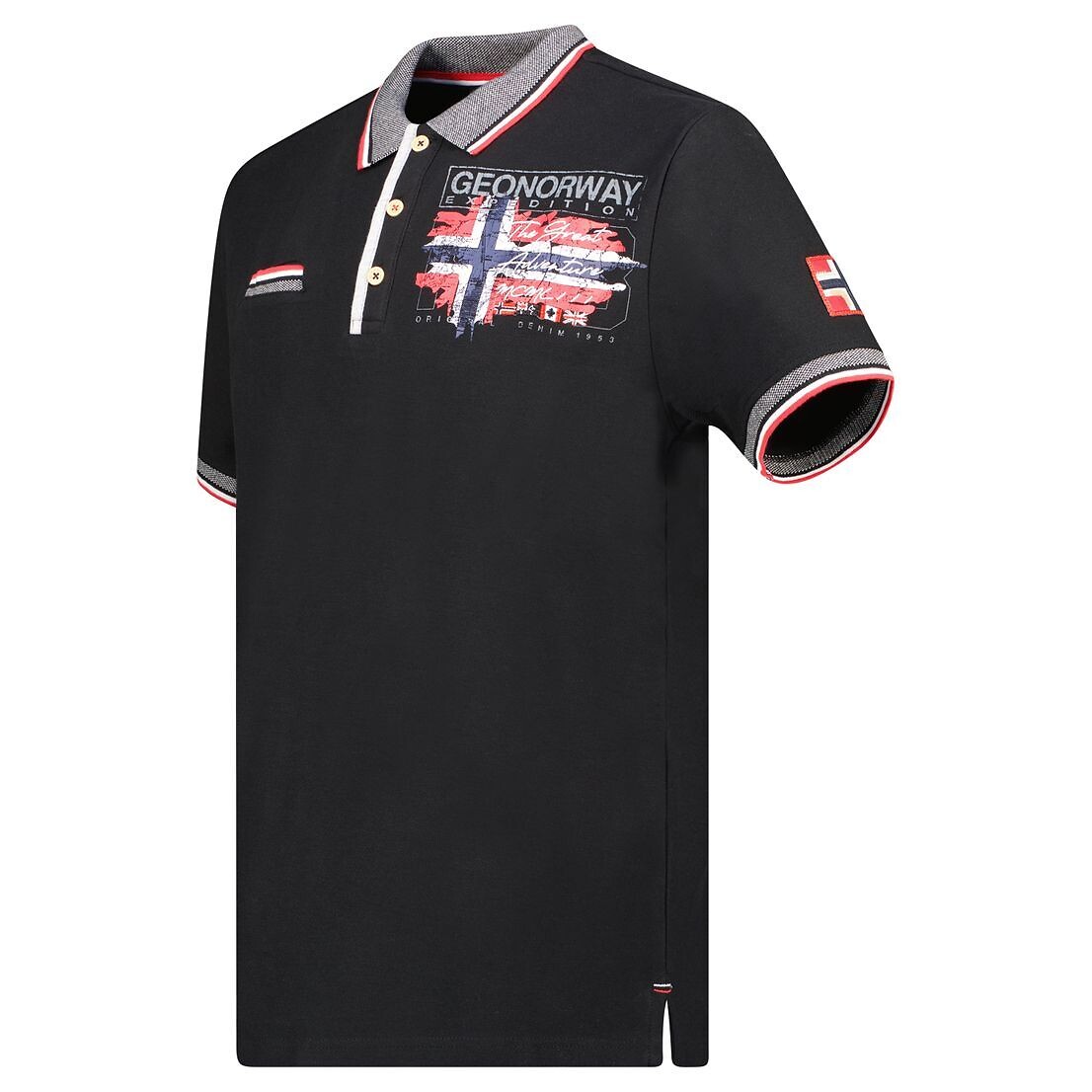 NORUEGA GEOGRÁFICA<br>Camisa polo de manga curta Krusty