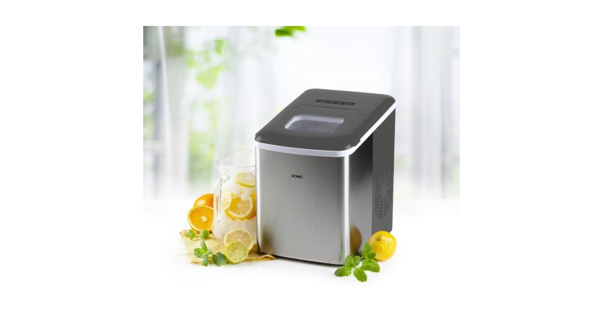 DomoIJsblokjesmaker DO9253IB  (Inox/zwart)