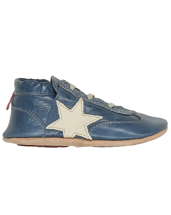 Krabbelschuhe STARS in blau