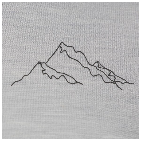 Stoic - Merino155 LaholmSt. Print T-Shirt Mountain II - Haut en mérinos