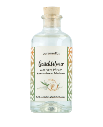 puremetics Gezichtsverzorging Gesichtstoner Aloe Vera Pfirsich 100ml