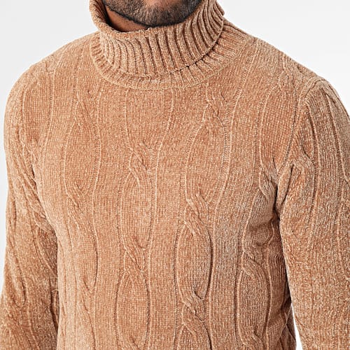 Pull Col Roulé Camel
