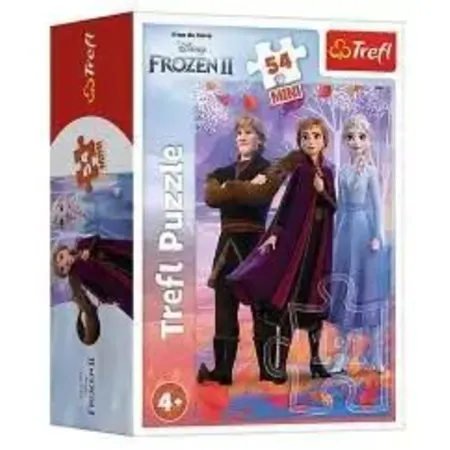Trefl Mini Puzzle Die Eiskönigin - Anna, Elsa und Kristoff, 54 Teile