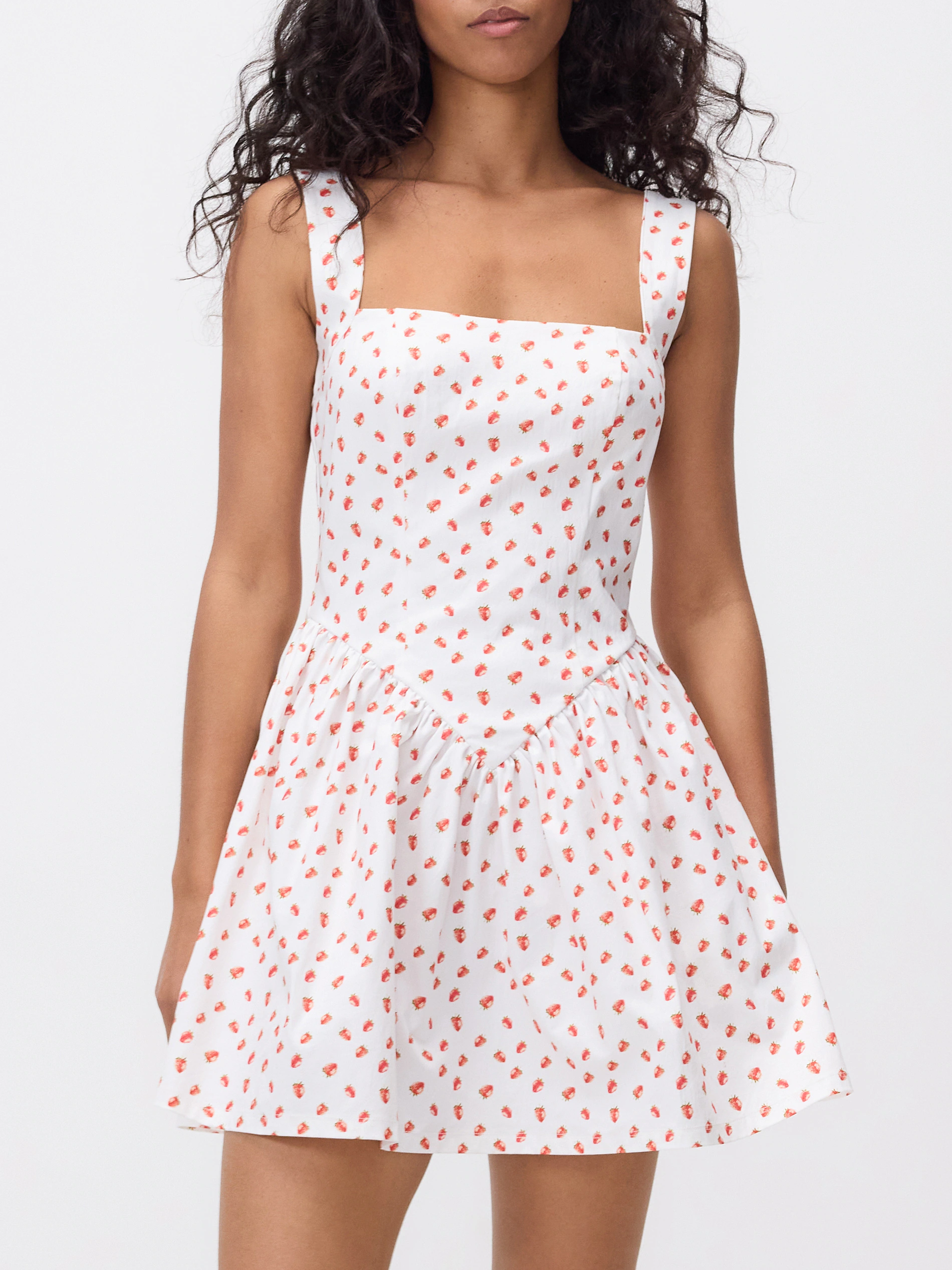 Gemustertes Minikleid