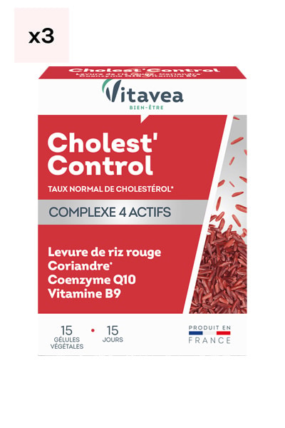Cure cholestérol - Cholest'Control - 3 x 15 jours