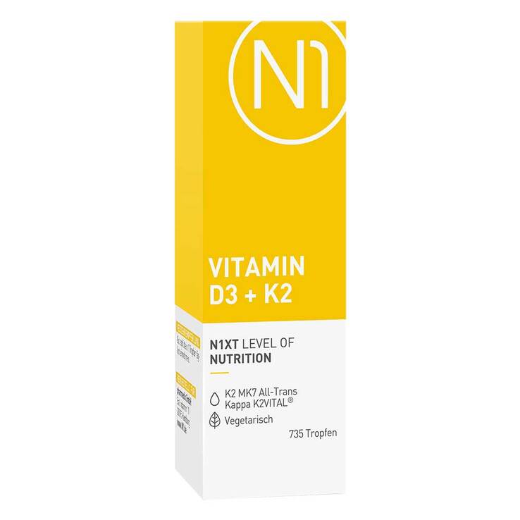 N1 Vitamin D3 + K2 Tropfen, 20 ml