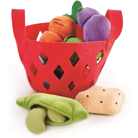Hape Gemüsekörbchen Zubehör für Kinderküchen und Kaufmannsladen