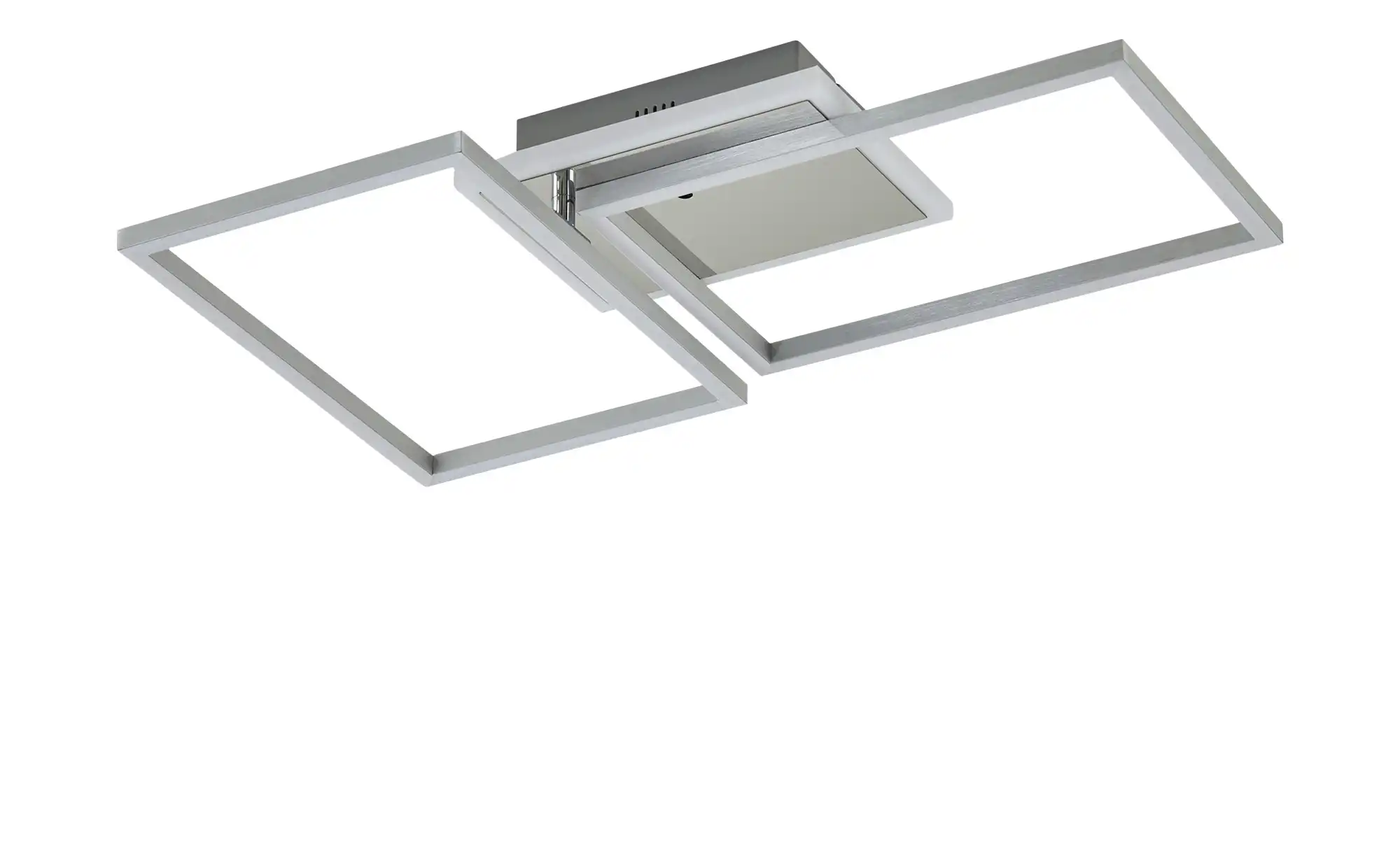 KHG LED-Deckenleuchte, chrom, ´rechteckig´ mit Fernbedienung