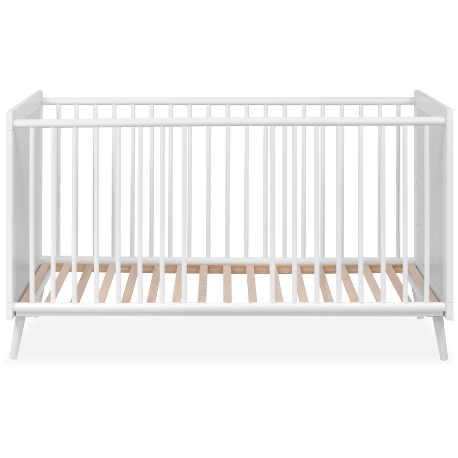 Finori Babybett Tillie, Rafia-Geflecht, Weiß Weiß