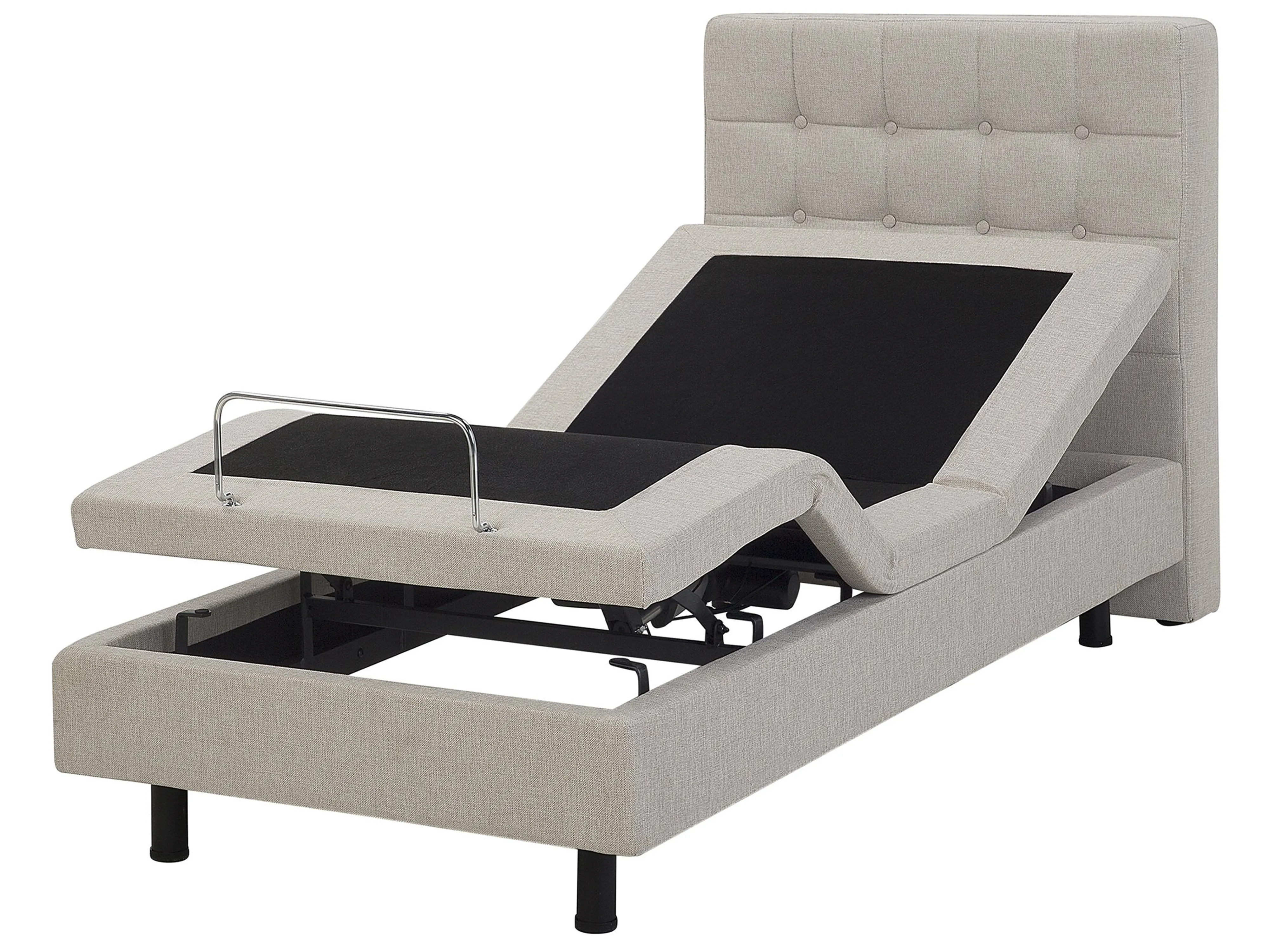 Verstelbaar bed Stof DUKE 90 x 200 cm Beige