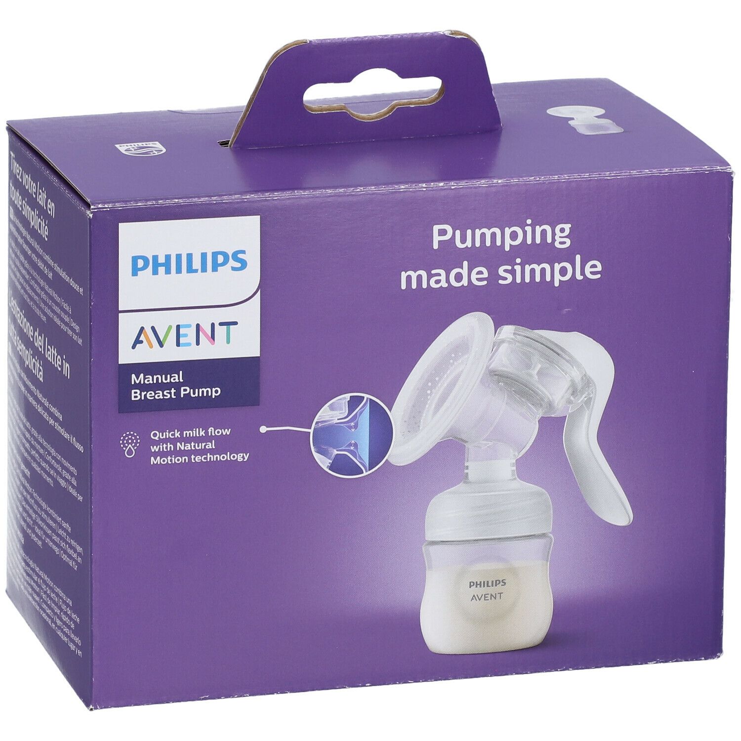 PHILIPS AVENT Natural Response manuelle Milchpumpe