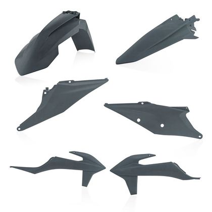 Kit plastiques Acerbis COULEUR GRIS METALLIQUE
