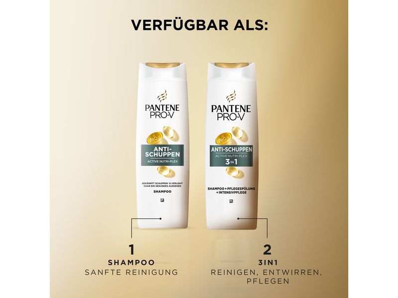 Pantene Pro-V Shampoo Anti-Schuppen 500 ml Haarshampoo reinigt und bekämpft Schuppen bei regelmässiger Anwendung