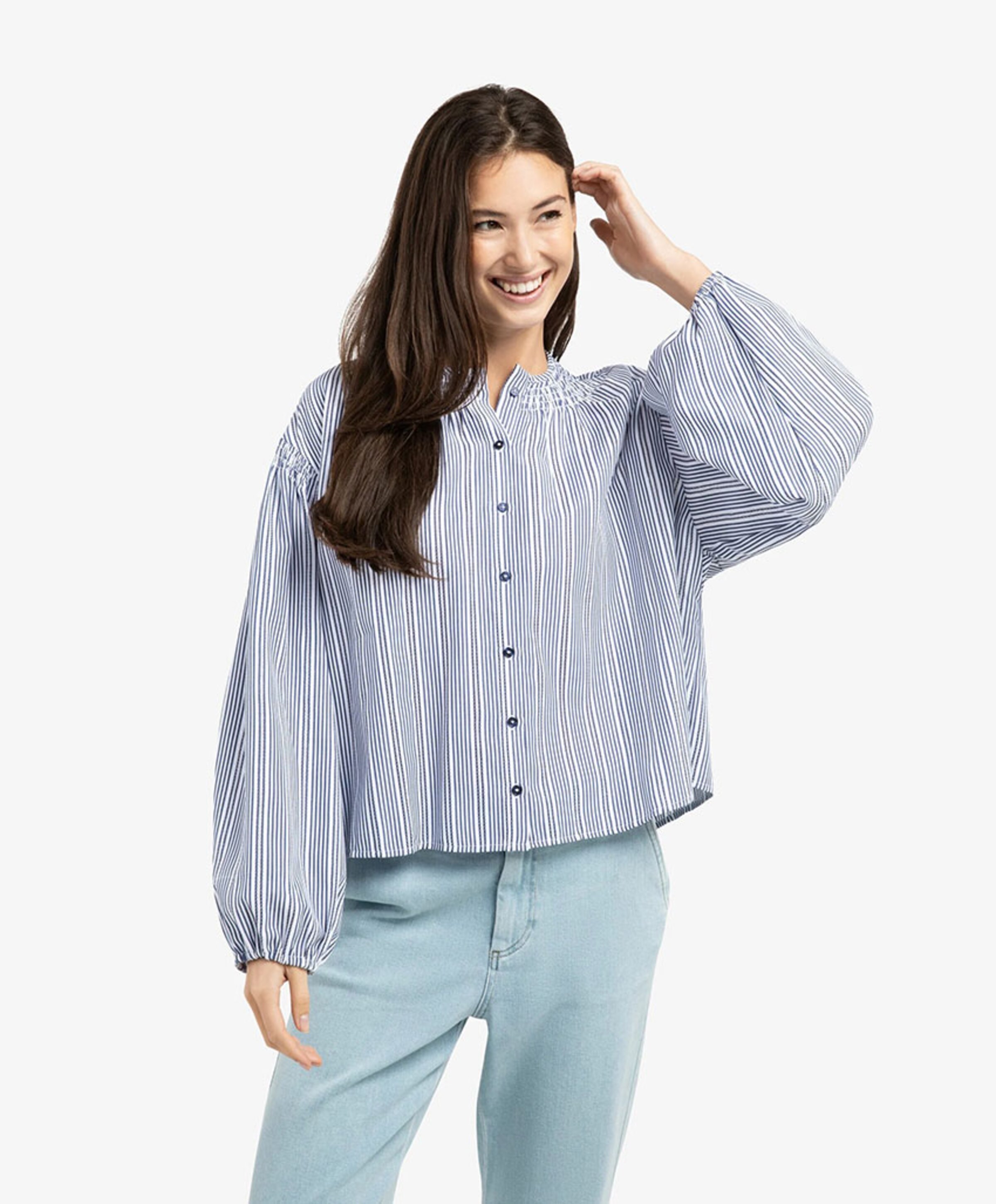 YAYA Dames blouse blauw