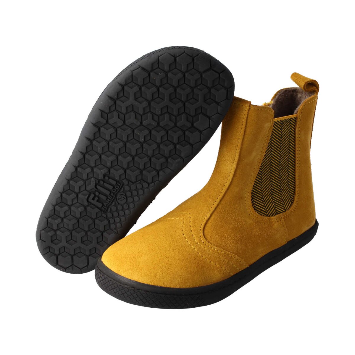WL4201-F4 mustard CHELSEA-CITY velours fleece zipper Weite/W