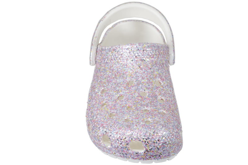 CROCS CLASSIC GLITTER CLOGS I GUMMI