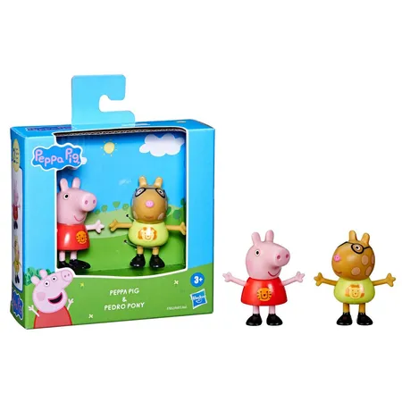 Hasbro Peppa Pig Peppas beste Freunde Doppelpacks, 1 Packung, 4-fach sortiert