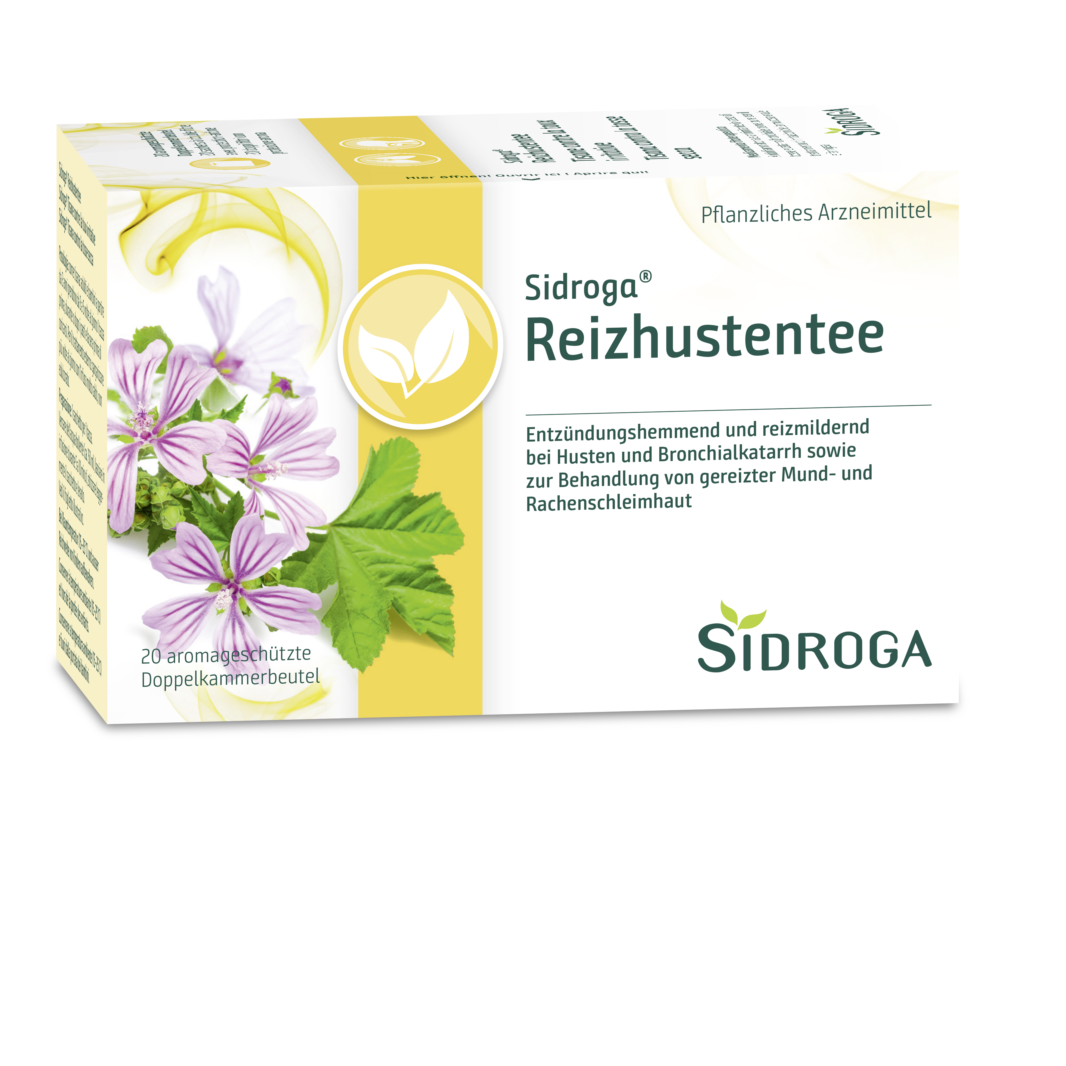 Sidroga Reizhustentee<br>20 × 0.9 g, Beutel, Arzneitee im Beutel