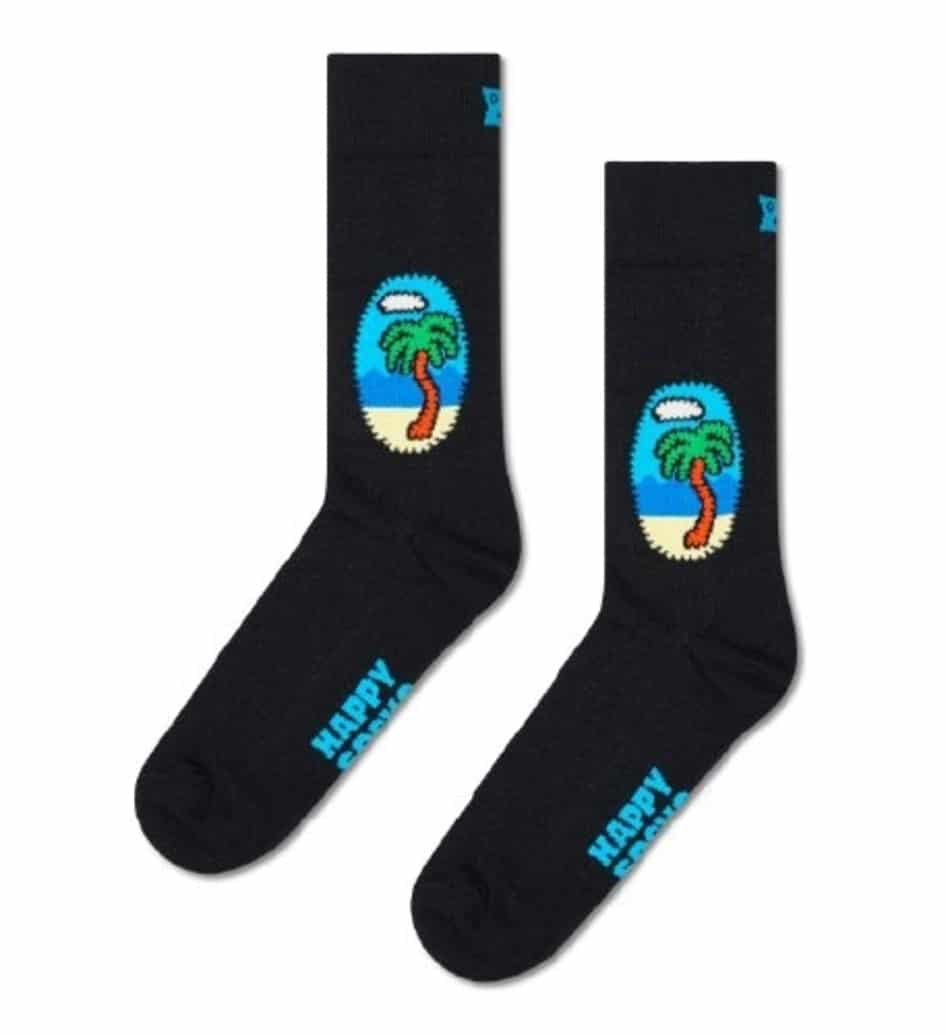 Happy Socks Palm Sock Socken in Mehrfarbig