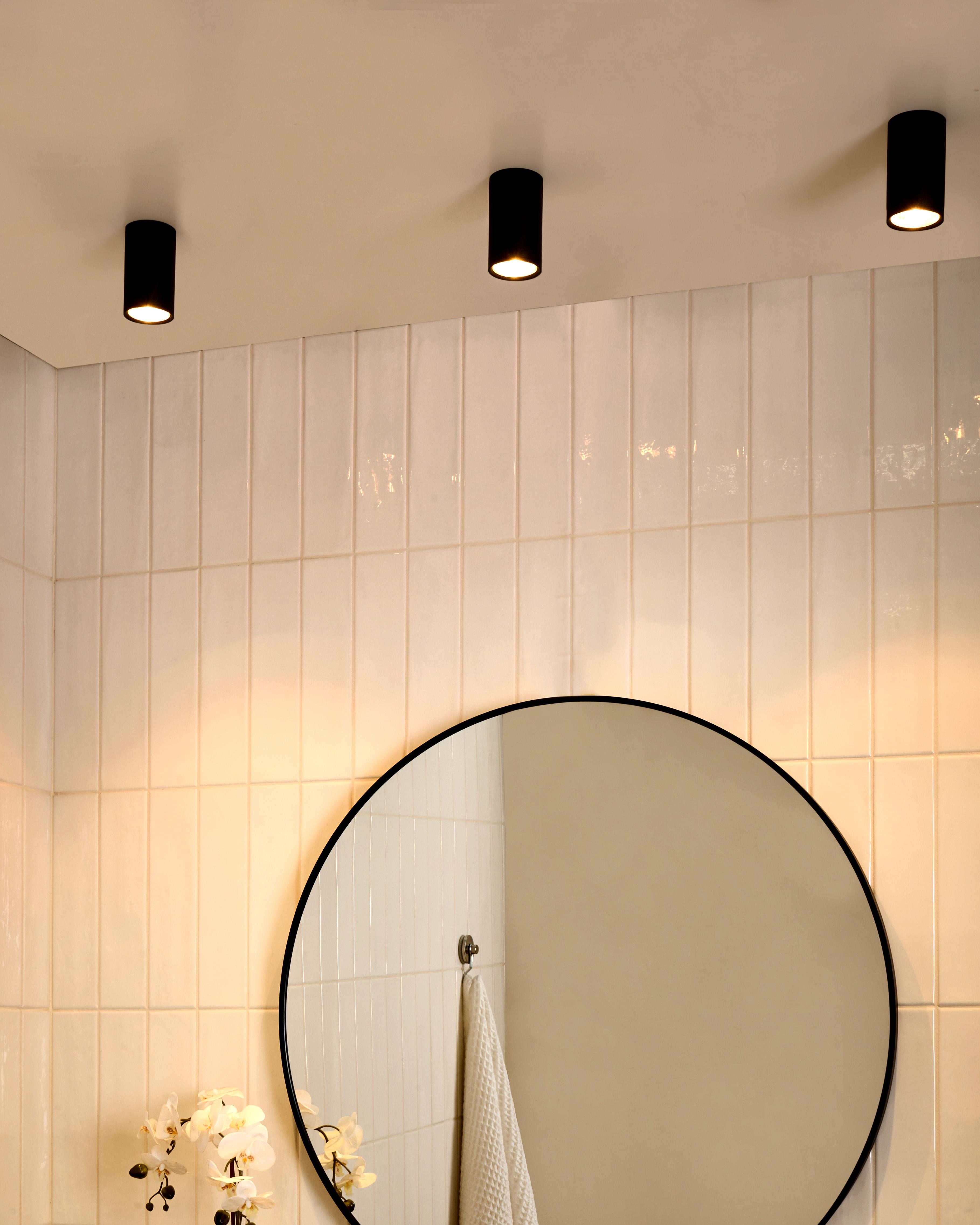LED plafondlamp BARCALA Metaal Zwart