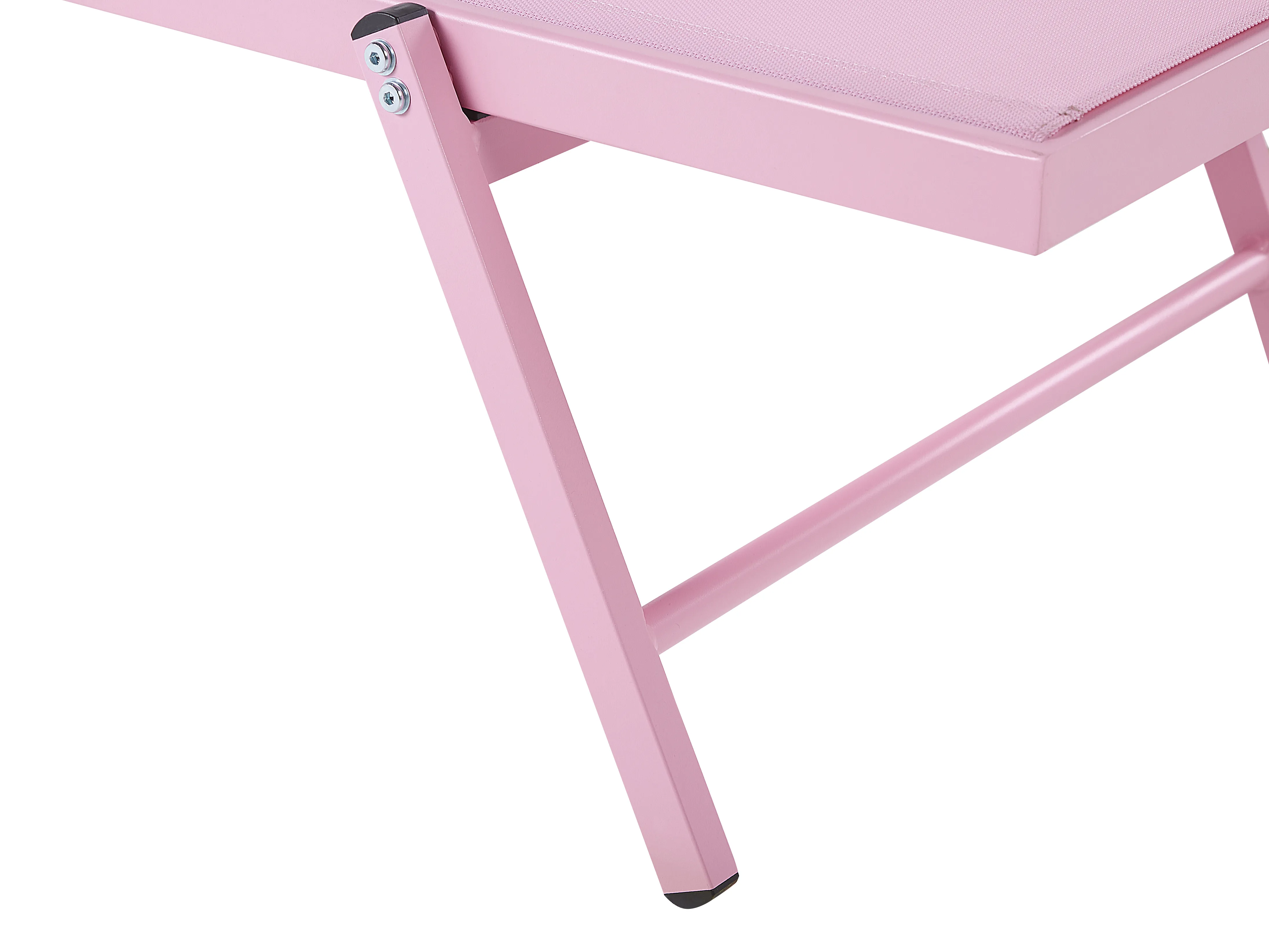Ligstoel PORTOFINO achteroververstelbaar Metaal Roze