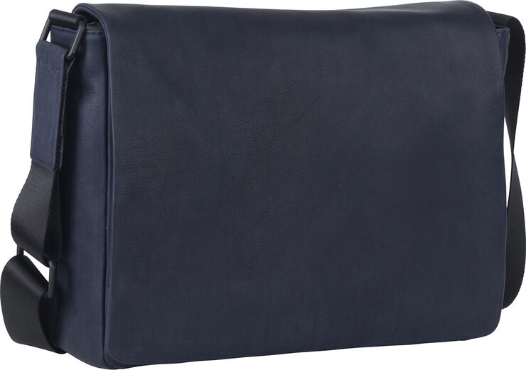 Leonhard Heyden Messenger Bag L Blå