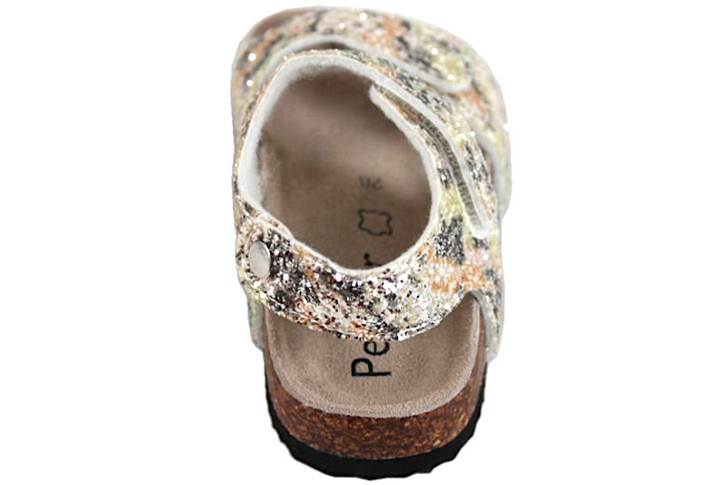 PEPPER SANDAL I TEKSTIL MED GLIMMER