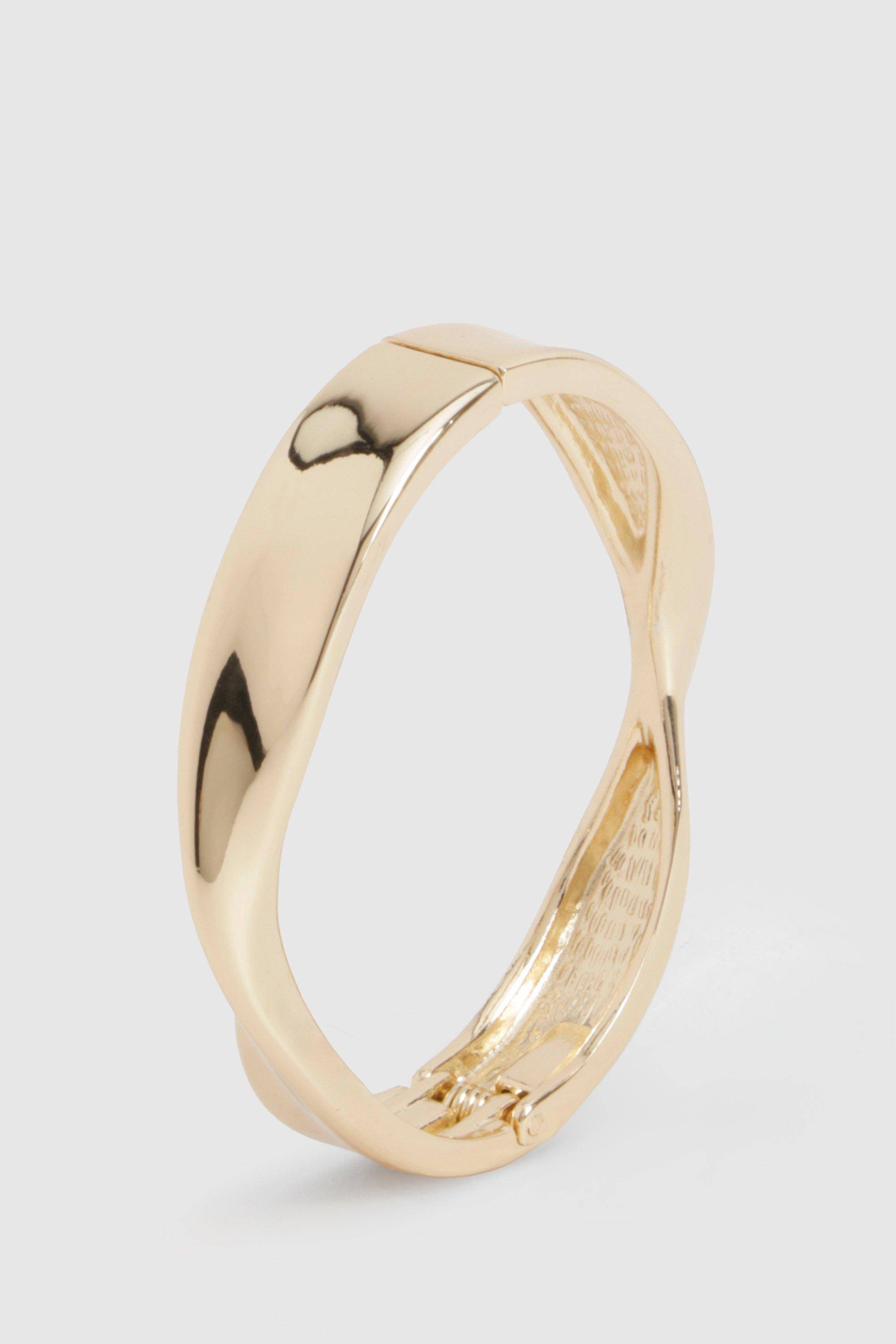 boohoo Bracelet torsadé à charnière