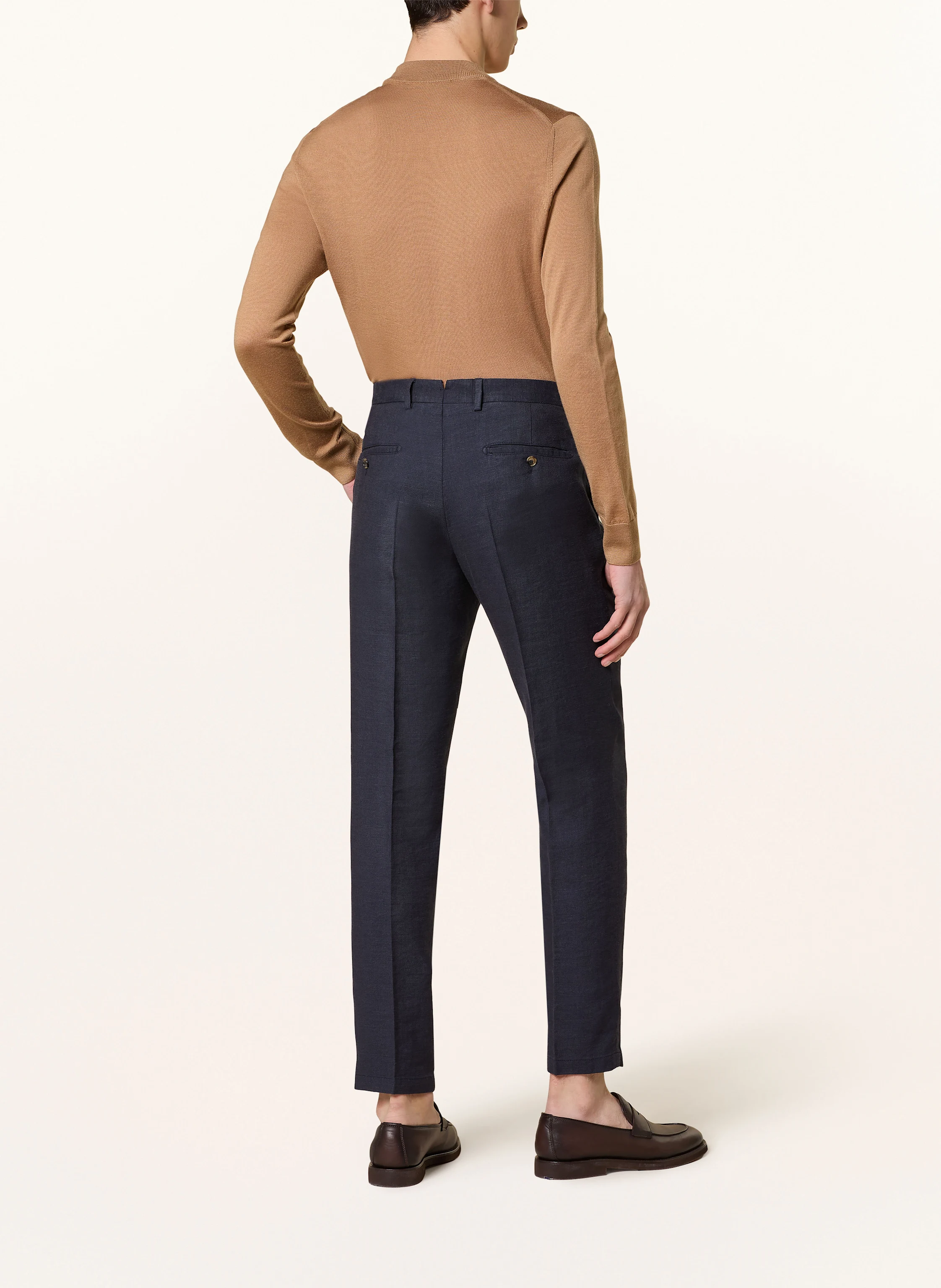 windsor. Anzughose SILVI Extra Slim Fit mit Leinen