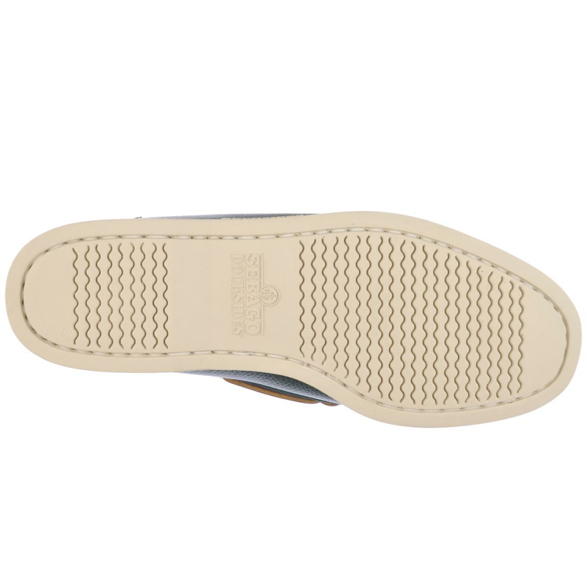 DOCKSIDES PORTLAND MARTELLATO GREEN HUNTER-Chaussures bateau pour homme en cuir Portland