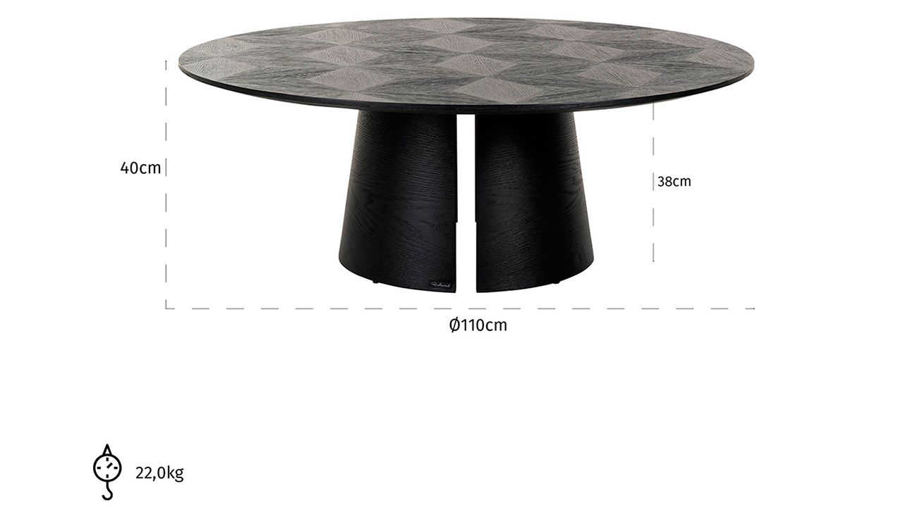 Salontafel 210711 Blax ⌀110  x H40 cm