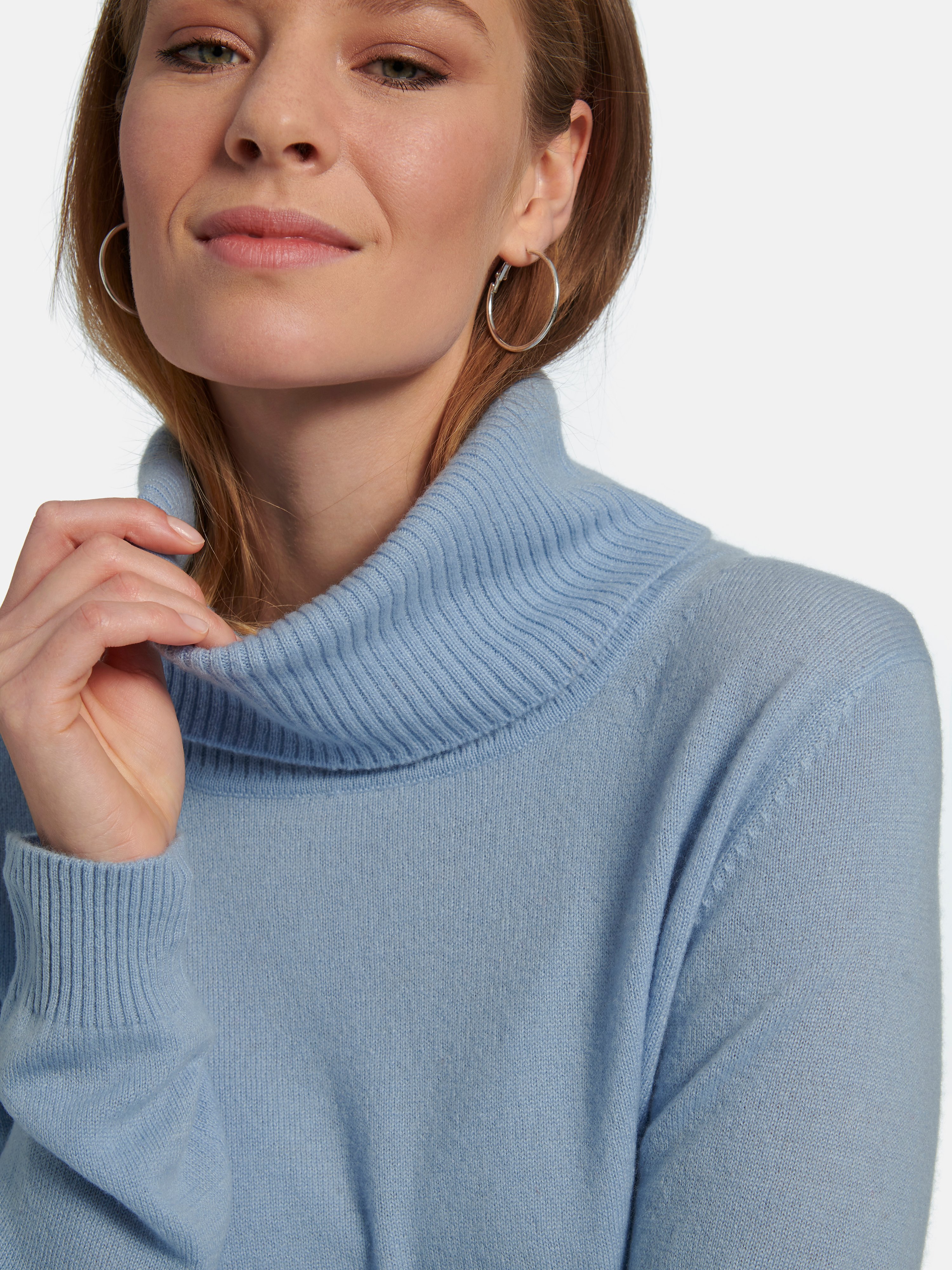 Rollkragen-Pullover aus 100% Premium-Kaschmir