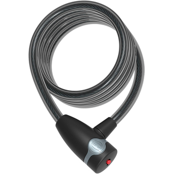 Contec Ecoloc Spiralkabel Fahrradschloss Schwarz / Grau