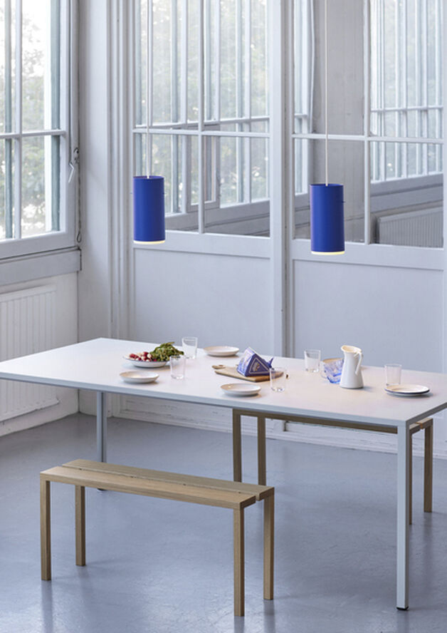 Moebe Tube Pendant, Deep Blue, Large Deep blue