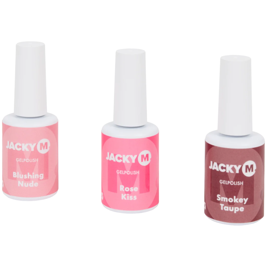 Jacky-M gel nagellak 3 stuks | diverse kleuren