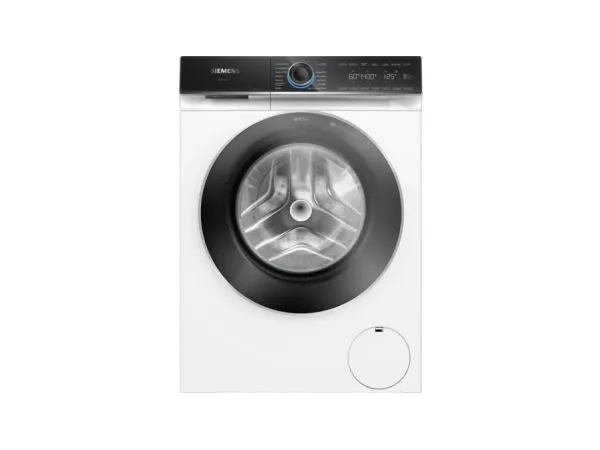 Siemens iQ700 WG44B2040 - Vaskemaskine - Wi-Fi - Niche - bredde: 60 cm - højde: 85 cm - frontbetjening - 65 liter - 9 kg - 1400 rpm - hvid med krom flydende mat/sort dør
