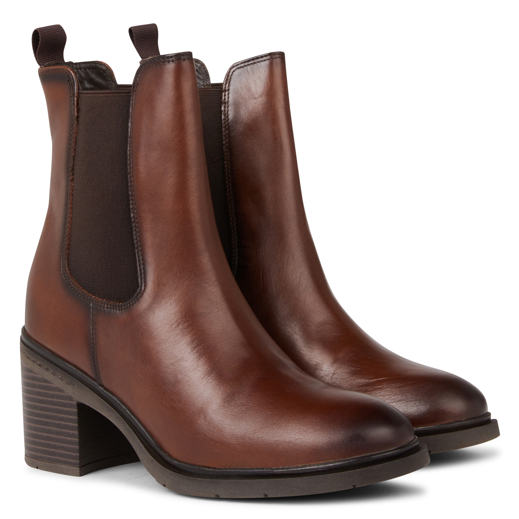 ATILA - Bottines en cuir | Marron