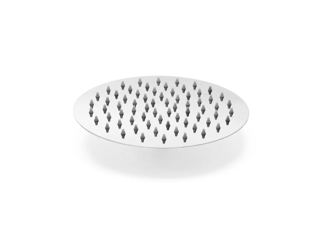 Pommeau de douche rond argenté 24.5 x 24.5 x 5 cm 16_0000629