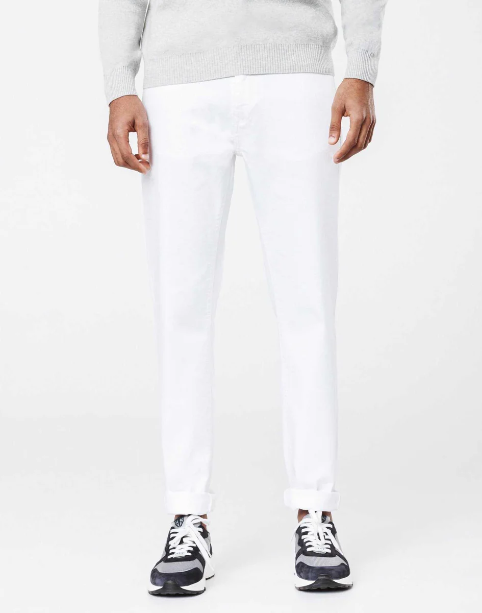 Jean slim blanc