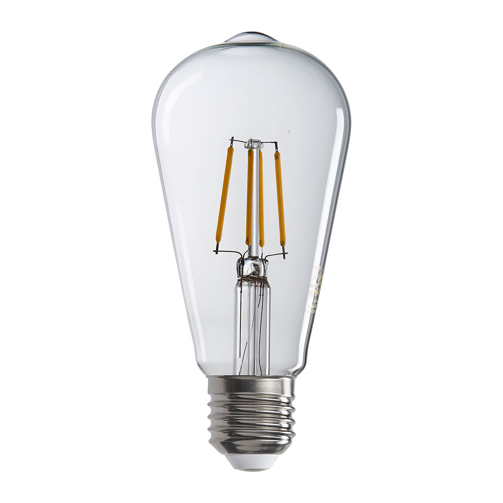 Ampoule led filament blanc chaud E27 8W